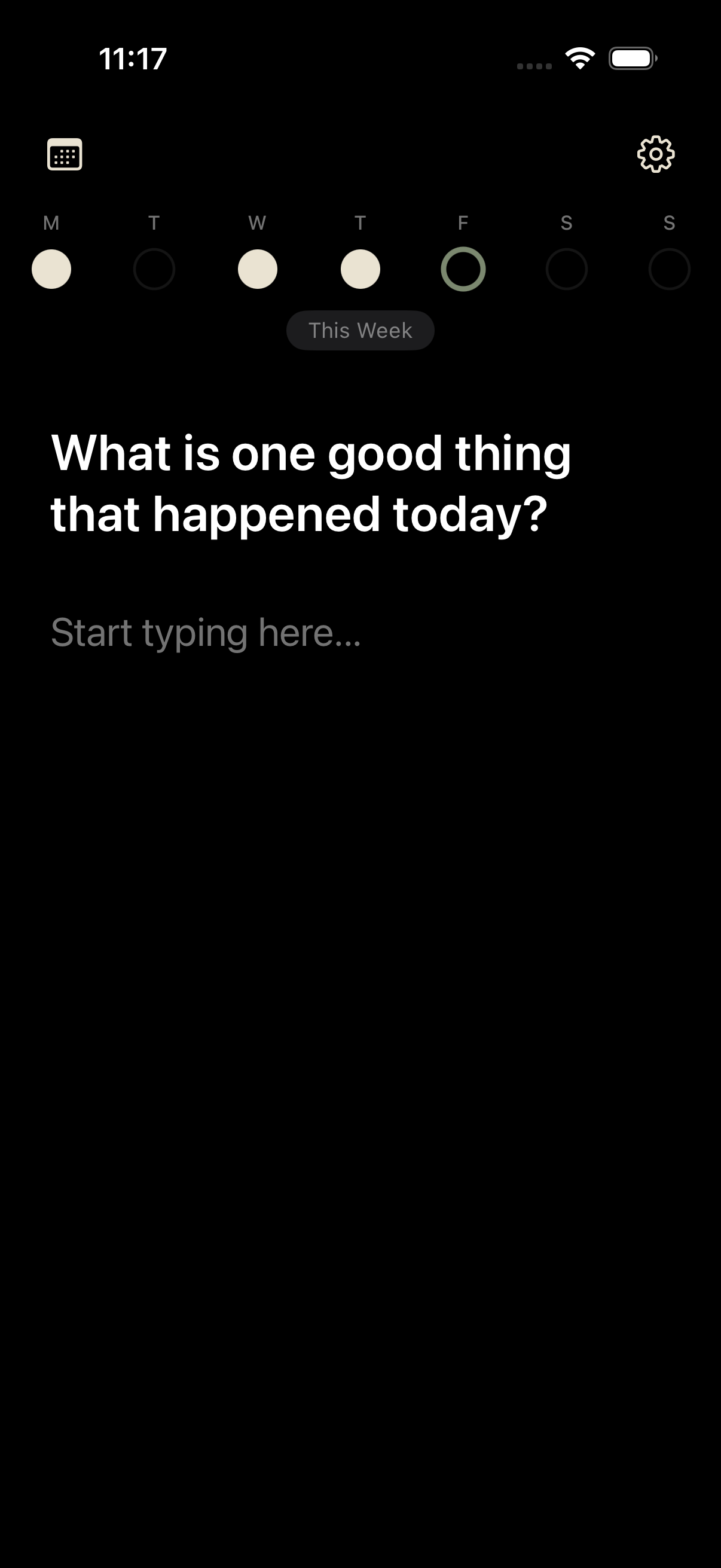 Entry App Screen